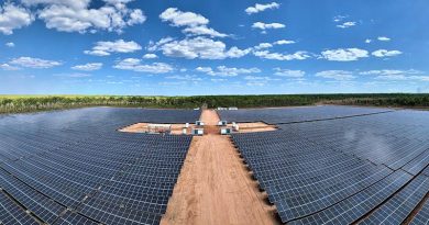A solar power instillation in the Northern Territory. Photographer unknown.