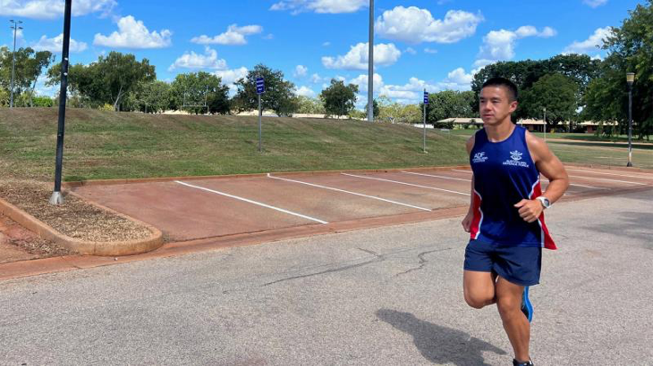 Corporal Andrew Zhang running for the March On Challenge, to raise funds for Soldier On. Story by Corporal Veronica O’Hara.