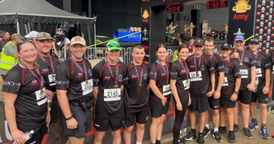 Cadets who participated in last year’s Run Army event at the finish line. Storie by Captain Xin Li.