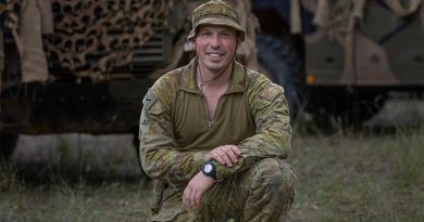 Australian Army Lance Corporal Matthew Troup, from B Squadron, 1st/15th Royal New South Wales Lancers, on Exercise Waratah Run, Singleton, NSW. Photo by Corporal Jacob Joseph.