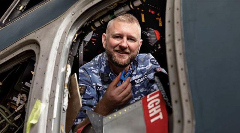 Corporal Michael Niemiec at RAAF Base Amberley, Queensland. Photo by Leading Aircraftwoman Taylor Anderson.