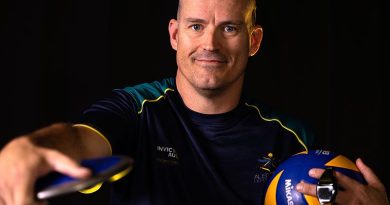 Invictus Games 2023 Team Australia competitor Flight Sergeant Nathan King at the Sydney Academy of Sport and Recreation, Narrabeen NSW. Photo by Flight Sergeant Ricky Fuller.