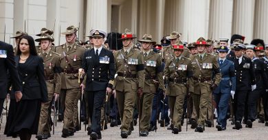 The Commonwealth contingent during Her Majesty Queen Elizabeth II state funeral. Photo by Corporal John Solomon.