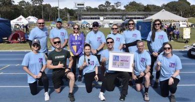 RAAF Personnel Branch members support the ACT Relay for Life 2023.