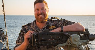 Lieutenant-Commander Stephen Gaisford, Commanding Officer HMAS Childers.