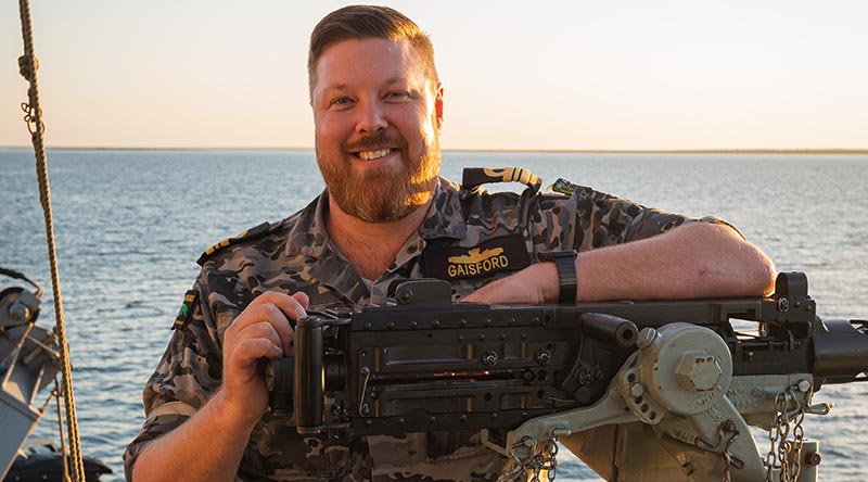 Lieutenant-Commander Stephen Gaisford, Commanding Officer HMAS Childers.