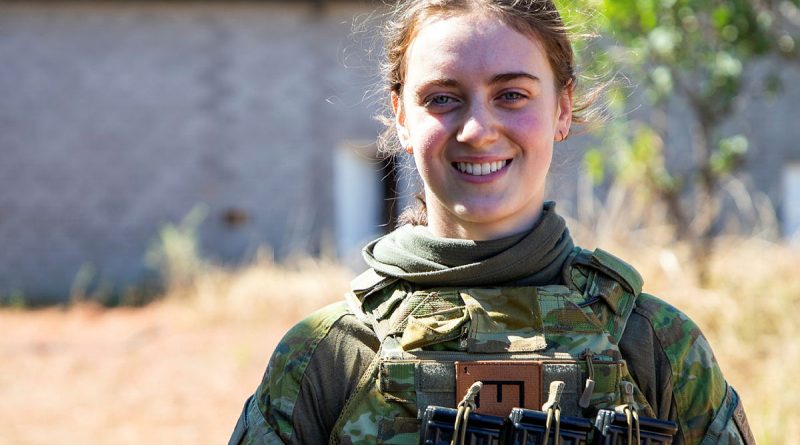 Lieutenant Keeley Marshall working as an officer with the Royal Australian Engineers on Exercise Predator's Walk 2023, in Darwin. Story by Captain Annie Richardson.