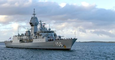 HMAS Toowoomba returns to Fleet Base West after a three-month deployment. Story by Lieutenant Mick Wheeler. Photo by Chief Petty Officer Yuri Ramsey.