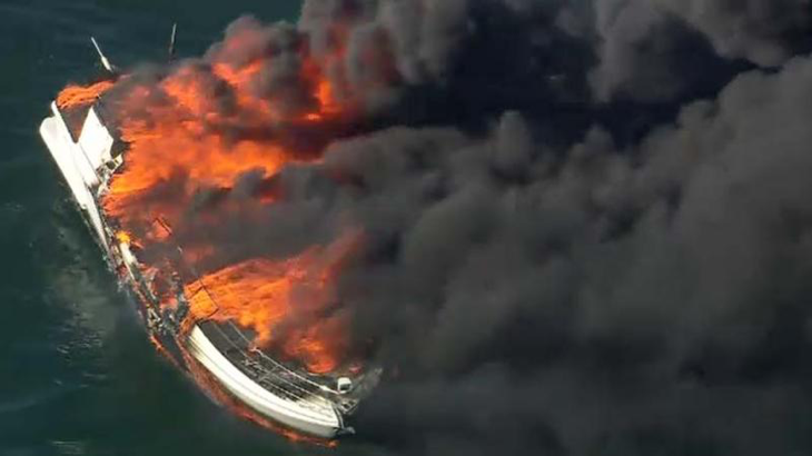 ADF commandos came to the aid of a burning vessel in in Port Phillip Bay. Story by Corporal Jacob Joseph.