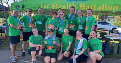 Members of Australian Army 1st Health Battalion competed in the 12.8km City2Surf in Darwin. Story by Corporal Melina Young.