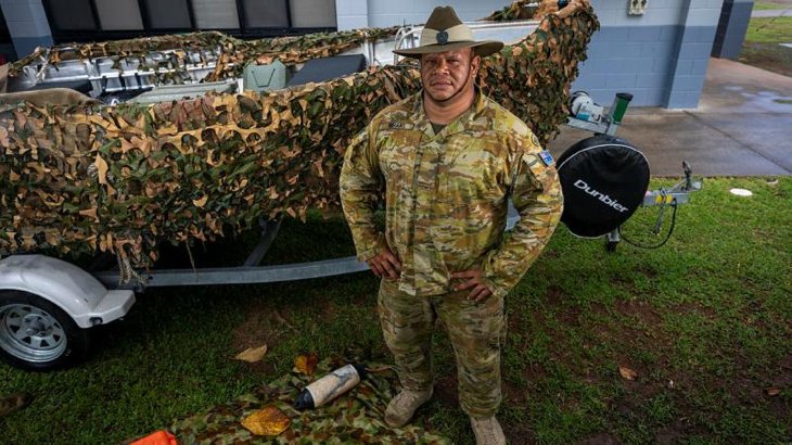 Australian Army soldier Lance Corporal Ces Whap, a patrolman with the 51st Battalion, The Far North Queensland Regiment. Story by Corporal Jacob Joseph. Photo by Leading Seaman Leo Baumgartner.