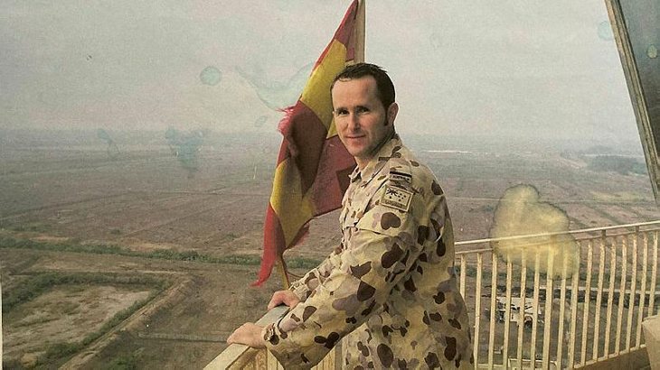 Squadron Leader Peter O’Connell in Baghdad, where he was part of the first Coalition rotation to the city’s airport air traffic control tower. Story by Sergeant Matthew Bickerton.