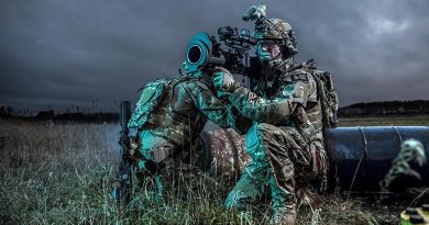 Saab ground combat systems Carl Gustaf M4 with FCS 558. Image supplied.