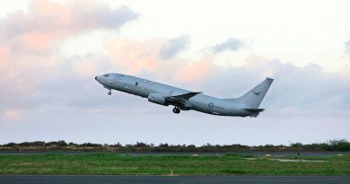 An example of aircraft to benefit from the Delphi system, a RAAF P-8A Poseidon takes off from Daniel K. Inouye International Airport in Hawaii during Exercise RIMPAC 2022. Story by John Noble. Photo by Leading Seaman Daniel Goodman.