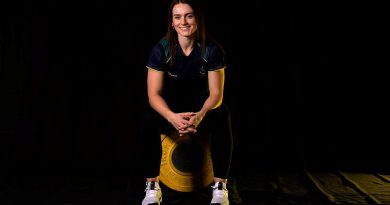 Invictus Games Team Australia competitor Former Army Craftsman Erin Brigden at the Sydney Academy of Sport and Recreation, Narrabeen NSW. Story by Tina Langridge. Photos by Flight Sergeant Ricky Fuller.