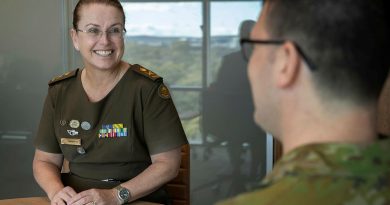 Chief of Personnel Lieutenant General Natasha Fox at Russell Offices in Canberra. Story by Corporal Luke Bellman. Photo by Sergeant Matthew Bickerton.