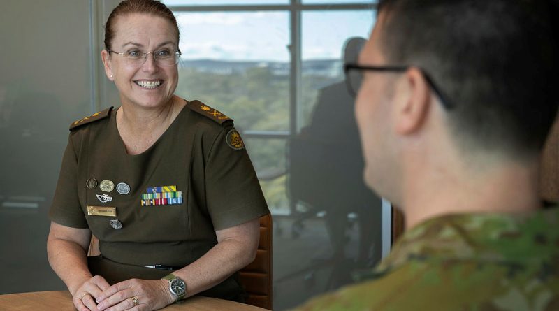 Chief of Personnel Lieutenant General Natasha Fox at Russell Offices in Canberra. Story by Corporal Luke Bellman. Photo by Sergeant Matthew Bickerton.