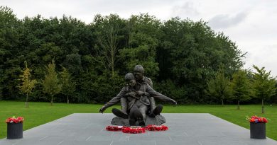 The Brothers in Arms memorial to Privates James and John Hunter near Ypres, Belgium. Story and photos by Corporal Jacob Joseph.