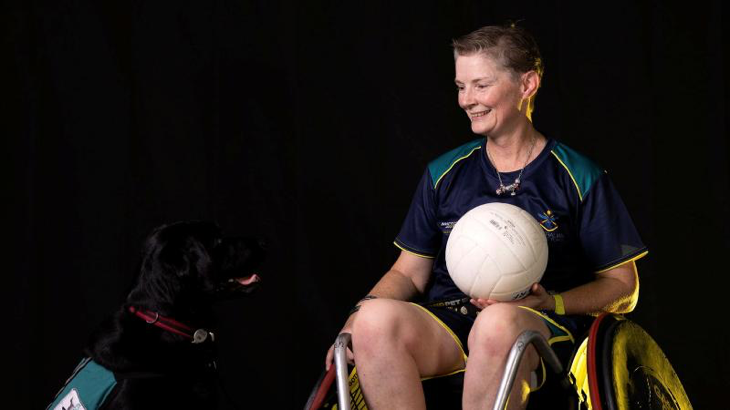 Invictus Games 2023 Team Australia competitor Danielle Hale at the Sydney Academy of Sport and Recreation, Narrabeen NSW. Story by Tina Langridge. Photo by Flight Sergeant Ricky Fuller.