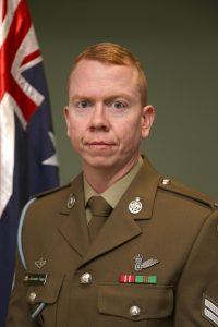 Australian Army Corporal Alex Naggs from 6th Aviation Regiment.