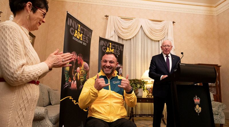 Lenny Redrose has been named Team Australia’s flag-bearer for the Invictus Games Düsseldorf 2023 opening ceremony. Story by Belinda Barker. Photo by Flight Sergeant Ricky Fuller.