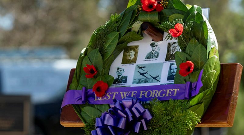 A wreath tribute at the Battle of Britain commemorative service at Torrens Parade Ground in Adelaide, South Australia. Story by Flight Lieutenant Claire Burnet. Photos by Leading Aircraftwoman Annika Smit.