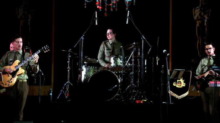 Members from Australian Army Band – Brisbane perform at the Balonne Shire Council Mayoral Ball at St George, Queensland. Story by Captain Carolyn Barnett.