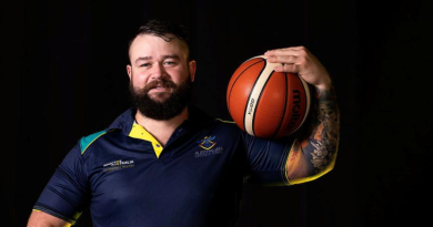 Invictus Games Team Australia competitor Xavier Green at the Sydney Academy of Sport and Recreation, Narrabeen NSW. Story by Belinda Barker. Photos by Flight Sergeant Ricky Fuller.
