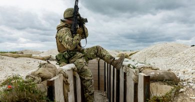 A recruit from the Armed Forces of Ukraine on Operation Kudu in the UK. Story by Major Carrie Robards. Photos by Leading Aircraftwoman Emma Schwenke.