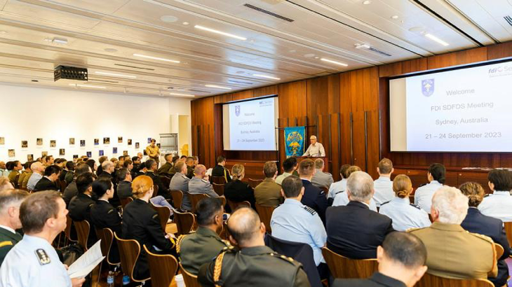 The Defence Forces Dental Services Meeting at Anzac Memorial in Hyde Park, Sydney. Photo by Leading Seaman Daniel Goodman.