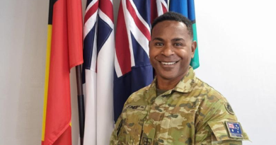 Warrant Officer Class Two Keven Jones at the ADF Careers centre in Maroochydore, Queensland. Story by Jon Kroiter.