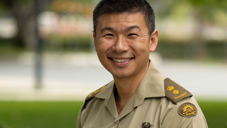 Lieutenant Colonel Meng Wang has been recognised in the Australia Day awards with a Conspicuous Service Medal. Story and photo by Sergeant Matthew Bickerton.