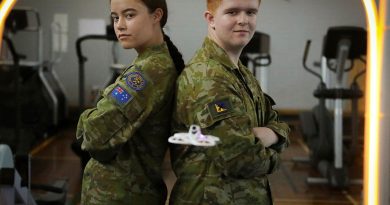 Members of the Australian Army Cadets prepare to race tiny drones during the Army Cadet Drone Racing camp at Gallipoli Barracks, Enoggera, Queensland. Story by Major Carolyn Barnett. Photo by Cadet Sergeant Joshua Parcell.