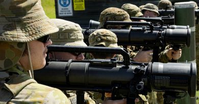 Australian Army soldiers from 1st Battalion, The Royal Australian Regiment, during live-fire practice with the 84mm Carl Gustaf, Townsville Field Training Area, Queensland. Story by Captain Brittany Evans. Photos by Corporal Guy Sadler.