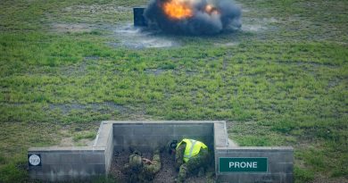 Soldiers conduct moving grenade drills at Townsville Field Training Area, Queensland. Story by Captain Brittany Evans. Photos by Trooper Dana Millington.