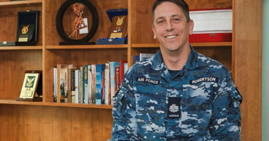 Senior enlisted adviser to the Chief of the Defence Force Warrant Officer Ken Robertson. Story by Sergeant Matthew Bickerton. Photo by Lauren Larking.