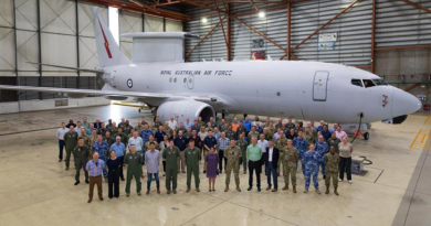 The E-7 Trilateral Working Group at RAAF Base Williamtown. Story by Flight Lieutenant Imogen Lunny. Photo by Aircraftwoman Laura Flower.