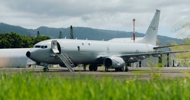 RAAF Poseidon’s first visit to French-held Réunion Island