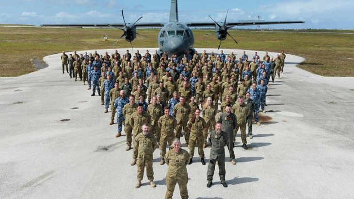 RAAF personnel during Exercise Cope North 2024 at Andersen Air Force Base, Guam, US. Story by Flight Lieutenant Claire Campbell. Photo by Leading Aircraftman Kurt Lewis.