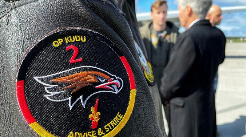 The crew of RAAF’s E-7A Wedgetail meet Australia's High Commissioner, Stephen Smith, at RAF Lossiemouth in Scotland after a six month European deployment as part of Operation Kudu. Story by Lieutenant Commander John Thompson.