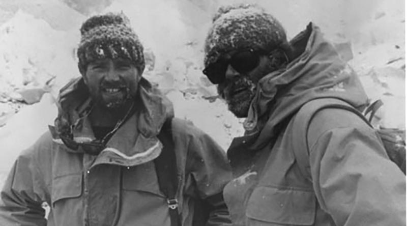 Michael ‘Bronco’ Lane (left) and his pal, John “Brummie” Stokes. Photo supplied to HIMALMAN’S WEBLOG by John “Brummie” Stokes.