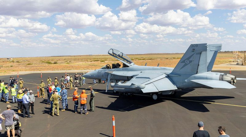 Members of the public attend an open day as part of Exercise Centenarie Redimus at Port Hedland, WA. Story by Flight Lieutenant Imogen Lunny. Photos by AC Campbell Latch.