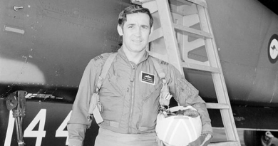First flight in A8-144 F111 for pilot WGCDR Errol McCormack. Story by Flying Officer Shan Galappatthy.