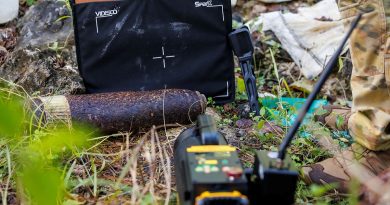Explosive ordnance disposal specialists from Australia and the US conduct x-ray procedures to determine the safety state of explosive remnants of war during Operation Render Safe in Nauru. Story by Pilot Officer Shanea Zeegers. Photos by Sergeant Craig Barrett.