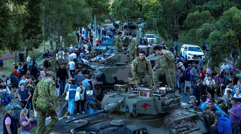The general public enjoys festivities at the Gallipoli Barracks open day, Enoggera, Brisbane. Story by Captain Cody Tsaousis. Photos by Private Andrew Shaw.