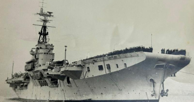 Historic imagery of the arrival of HMAS Sydney III to Jervis Bay with embarked aircraft which formed the Fleet Air Arm’s first squadrons.