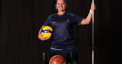 Warrior Games 2024 competitor Sue Osborn at the Australian Institute of Sport, Canberra, ACT. Story by Flying Officer Tina Langridge. Photo by Flight Sergeant Ricky Fuller.