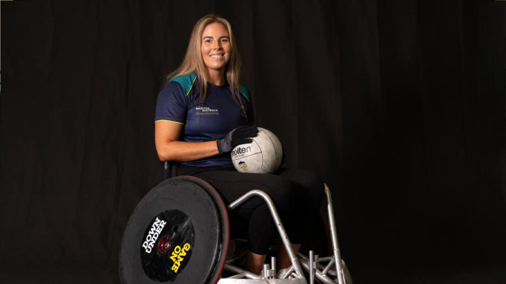Warrior Games 2024 competitor Laura Reynell at the Australian Institute of Sport in Canberra, ACT. Story by Flying Officer Tina Langridge. Photo by Flight Sergeant Ricky Fuller.