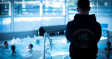 Candidates who successfully completed the 2024 Special Forces Selection Course recover at the Australian Institute of Sport in Canberra. Story and photos by Major Roger Brennan.