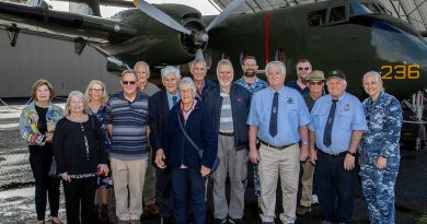 Retired Caribou aviators and 35 Squadron Association members with a restored de Havilland DHC-4 Caribou at the RAAF Amberley Aviation Heritage Centre. Story by Flight Lieutenant Rob Hodgson. Photos by Sergeant Peter Borys.